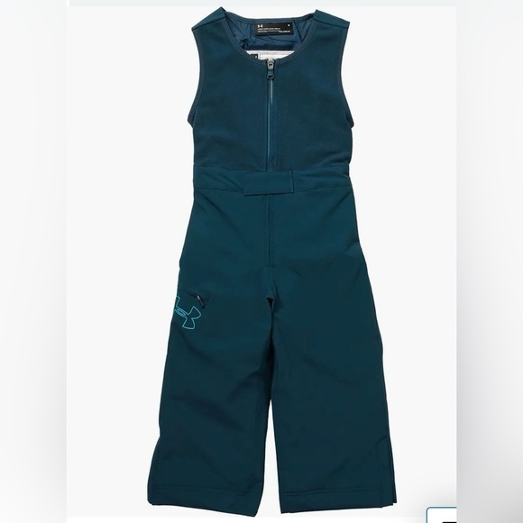 Under Armour Kids Unisex Alderhorn Snow Bib In Tandem Teal